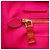 Borsa a tracolla in tela Canapa logo rosa Prada - vista 8