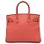 Borsa Tote Birkin 30 di Hermès Rosa Corallo