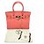 Borsa Tote Birkin 30 di Hermès Rosa Corallo - vista 16