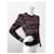 Maglione jacquard a motivo patchwork Etro viola scuro Nero Bordò  - vista 3