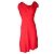 Vestido midi de seda coral rosa Valentino Roja