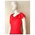Vestido midi de seda coral rosa Valentino Roja - vista 5