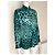 Dolce & Gabbana Blusa de seda azul con estampado de leopardo Negro - vista 4