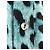 Dolce & Gabbana Blusa de seda azul con estampado de leopardo Negro - vista 7
