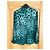 Dolce & Gabbana Blusa de seda azul con estampado de leopardo Negro - vista 8