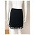 Gonna nera Moschino Couture in lana e seta Nero - vista 4