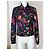 Versace Jeans Couture Graffiti Denim Jacke Schwarz Mehrfarben - Ansicht 2