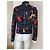 Versace Jeans Couture Graffiti Denim Jacke Schwarz Mehrfarben - Ansicht 4