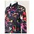 Versace Jeans Couture Graffiti Denim Jacke Schwarz Mehrfarben - Ansicht 5
