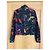 Versace Jeans Couture Graffiti Denim Jacke Schwarz Mehrfarben - Ansicht 6