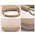 Borsa hobo Gucci GG in scamosciato e pelle beige Cammello - vista 8