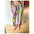Pantalones 7/8 Versace Jeans Couture Blancos Flores Tropicales Algodón Multicolor - vista 2