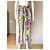 Pantalones 7/8 Versace Jeans Couture Blancos Flores Tropicales Algodón Multicolor - vista 3