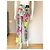 Pantalones 7/8 Versace Jeans Couture Blancos Flores Tropicales Algodón Multicolor - vista 5