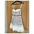 Vestido Dolce & Gabbana de algodón con flores rosa y blanco - vista 9