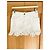 Minifalda Moschino Jeans blanca de algodón con ganchillo Blanco - vista 10