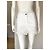 Minifalda Moschino Jeans blanca de algodón con ganchillo Blanco - vista 3