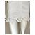 Minifalda Moschino Jeans blanca de algodón con ganchillo Blanco - vista 4