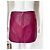 Minifalda de cuero Versace Jeans Couture rojo oscuro Burdeos - vista 5