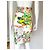Gonna a matita Versace graffiti multicolore - vista 3