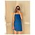 Blaues Versace Jeans Couture Trägerkleid - vista 2