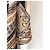 Robe Etro en laine imprimée marron beige orange - vue 7