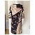 Robe Etro en laine imprimée marron beige orange - vue 8