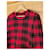 Hugo Boss Wolloverpullover mit Karomuster Schwarz Rot - Ansicht 9