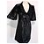Ba&sh Samt Abendkleid Wet Emerisée TM Schwarz - Ansicht 13
