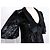 Ba&sh Samt Abendkleid Wet Emerisée TM Schwarz - Ansicht 2
