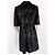 Ba&sh Samt Abendkleid Wet Emerisée TM Schwarz - Ansicht 4