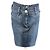 Falda de Denim de Doble Cintura Jean Paul Gaultier T S/M Azul