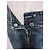 Falda de Denim de Doble Cintura Jean Paul Gaultier T S/M Azul - vista 15