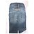 Falda de Denim de Doble Cintura Jean Paul Gaultier T S/M Azul - vista 2