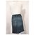 Falda de Denim de Doble Cintura Jean Paul Gaultier T S/M Azul - vista 4