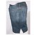 Falda de Denim de Doble Cintura Jean Paul Gaultier T S/M Azul - vista 9