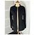 Cappotto lungo nero Thierry Mugler in lana e cashmere - vista 6