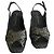 Autre Marque Mule con zeppa in pelle intrecciata a mano