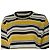 Gestreifter Rundhals-Pullover von Marc Jacobs aus mehrfarbigem Baumwollmaterial Mehrfarben - Ansicht 2