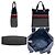 Sac fourre-tout en nylon et cuir bleu marine Gucci - vista 3