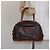 Céline Borsa a mano in tela Macadam CELINE in pelle PVC marrone oro Auth 141839 D'oro - vista 23