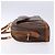 Céline Borsa a mano in tela Macadam CELINE in pelle PVC marrone oro Auth 141839 D'oro - vista 4