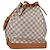 LOUIS VUITTON Borsa a Spalla Noe Damier Azur N42222 LV Auth 141023V