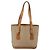 Céline CELINE Macadam Canvas Tote Bag PVC Beige Gold Auth bs29412 Golden - Ansicht 2
