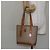 Céline CELINE Macadam Canvas Tote Bag PVC Beige Gold Auth bs29412 Golden - Ansicht 24