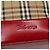 Autre Marque Borsa Tote Burberrys Nova Check in tela beige rossa oro Auth BA5696 Rosso D'oro - vista 10