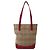 Autre Marque Borsa Tote Burberrys Nova Check in tela beige rossa oro Auth BA5696 Rosso D'oro - vista 13