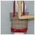 Autre Marque Borsa Tote Burberrys Nova Check in tela beige rossa oro Auth BA5696 Rosso D'oro - vista 21
