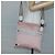 Borsa Tote GG Canvas Sherry Line Gucci Rosa Argento 145809 Auth 141943 - vista 23