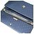 Borsa a spalla in tela Trotter Christian Dior con catena blu navy oro Auth 141878 - vista 10